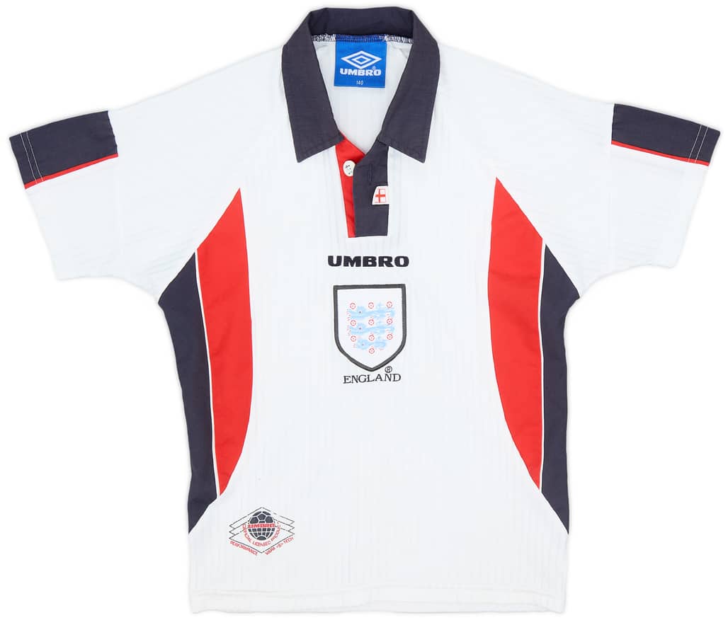 1997-99 England Home Shirt - 9/10 - (S.Boys)