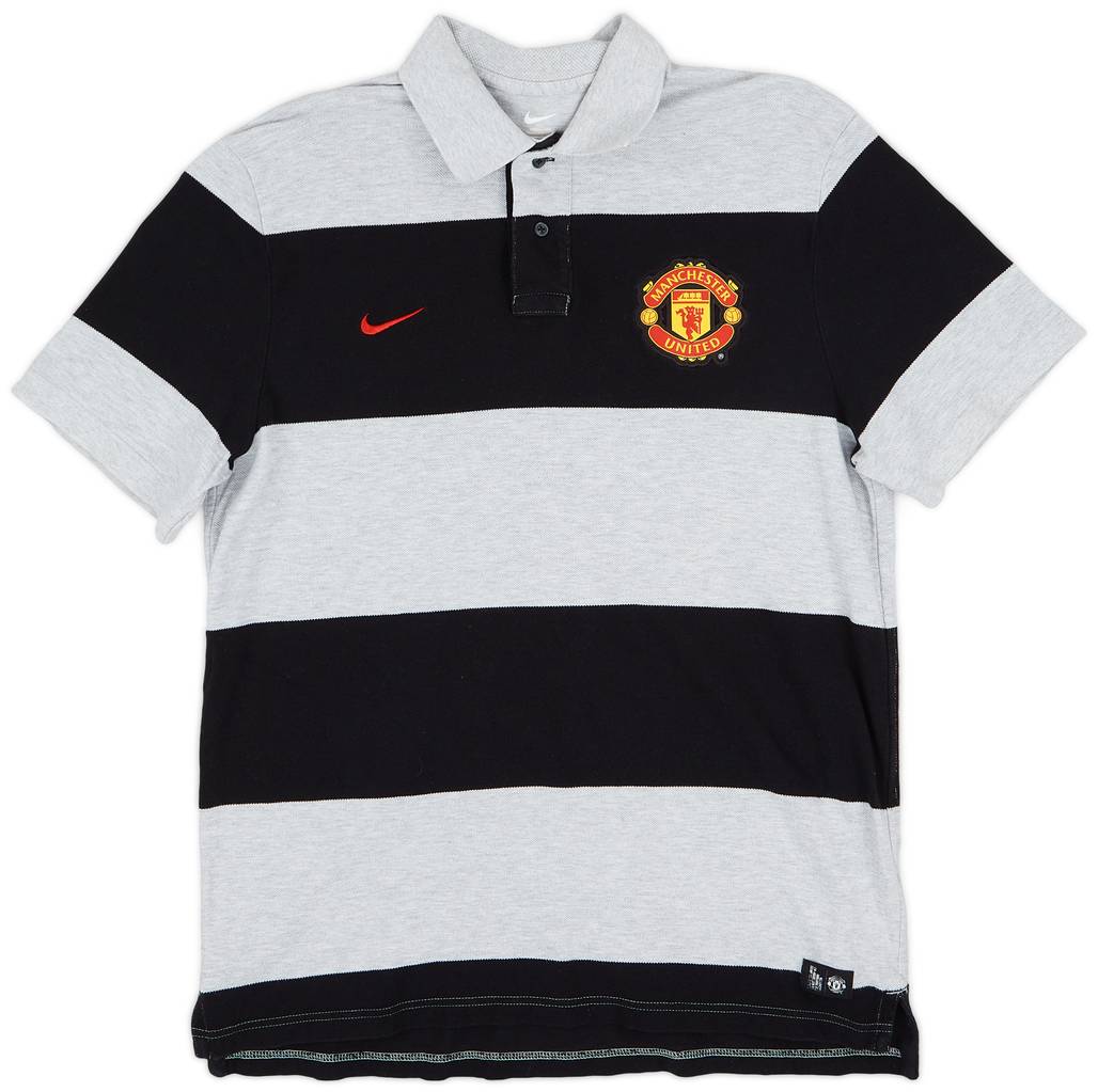 2012-13 Manchester United Nike Polo Shirt - 9/10 - (XL)