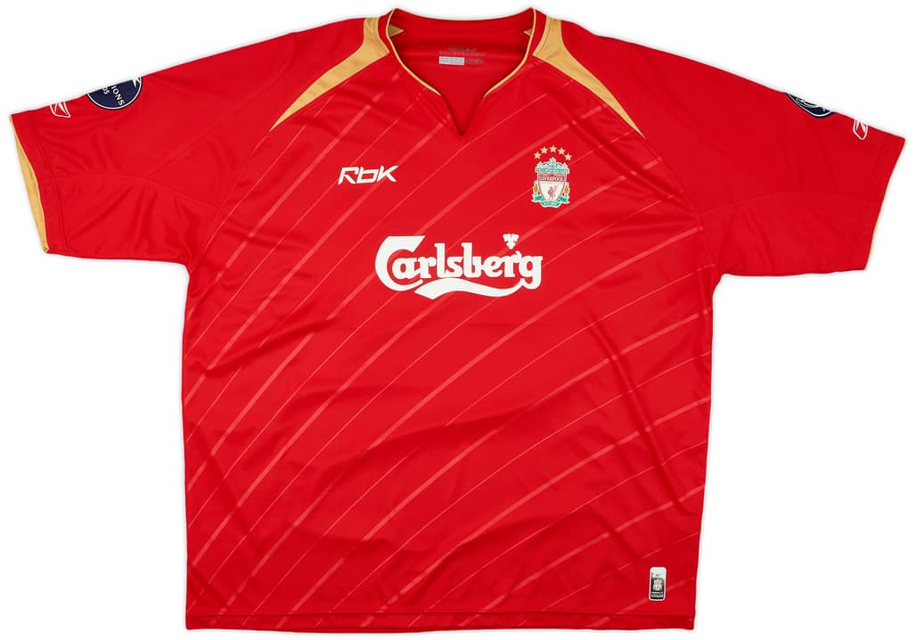 2005-06 Liverpool CL Home Shirt - 7/10 - (XXL)