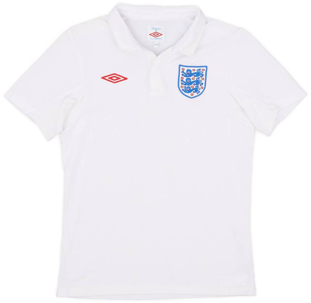 2009-10 England Home Shirt - 8/10 - (L.Boys)