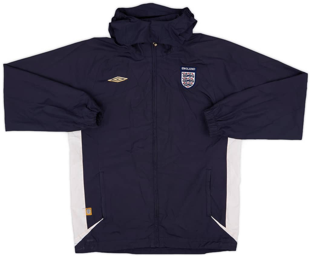 2004-06 England Umbro Hooded Rain Jacket - 9/10 - (XL.Boys)