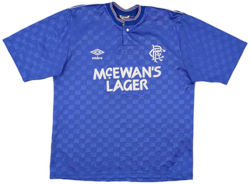 1987-90 Rangers Home Shirt - 9/10 - (S/M)