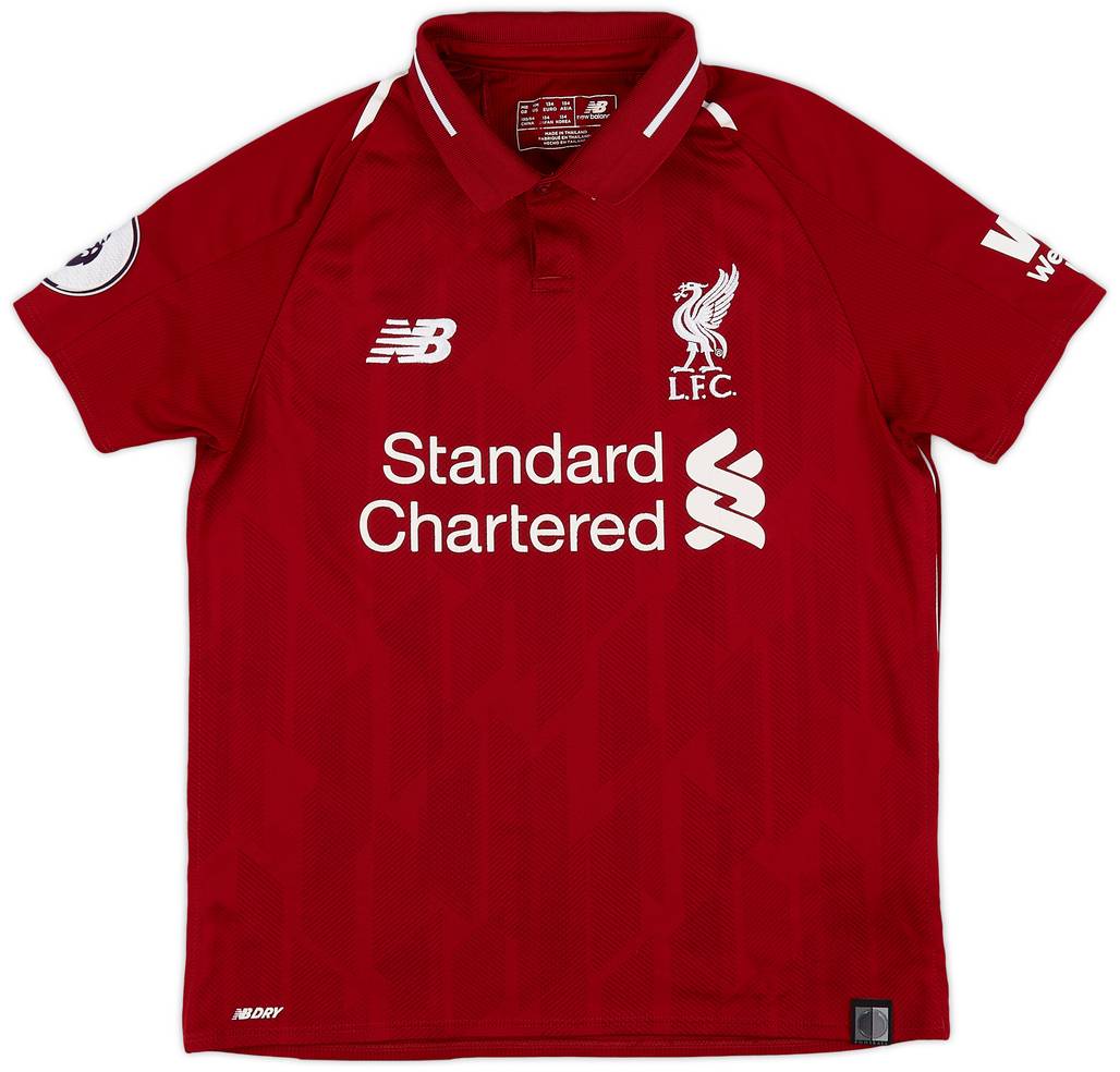 2018-19 Liverpool Home Shirt - 6/10 - (M.Boys)