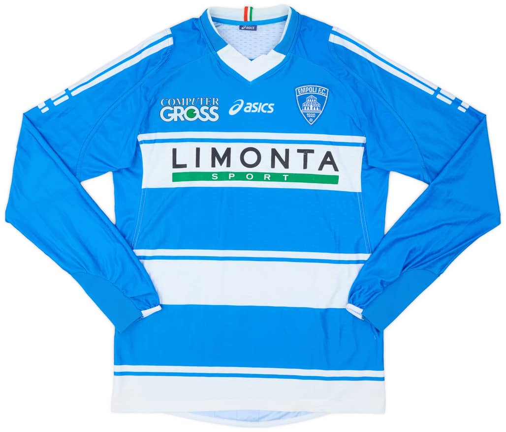 2008-09 Empoli Home L/S Shirt - 8/10 - (L)