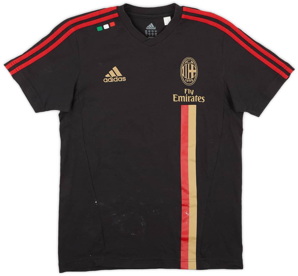 2011-12 AC Milan adidas Cotton Tee - 5/10 - (S)