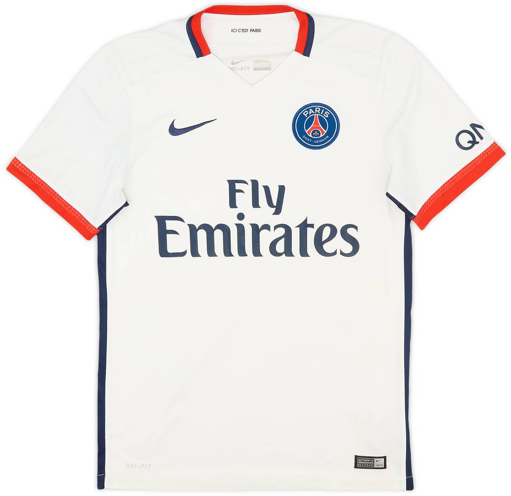 2015-16 Paris Saint-Germain Away Shirt - 6/10 - (S)