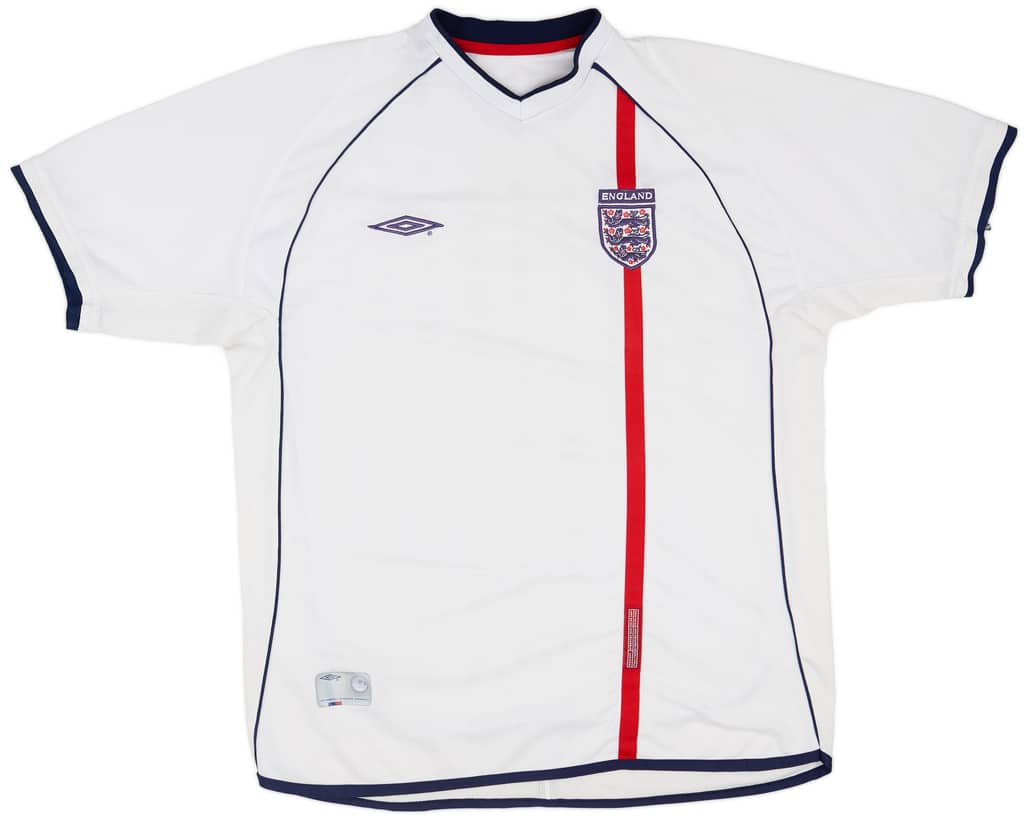 2001-03 England Home Shirt - 5/10 - (3XL)
