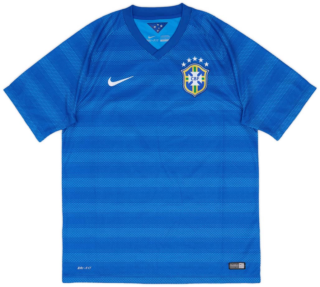 2014-15 Brazil Away Shirt - 9/10 - (L)