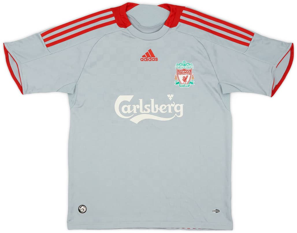 2008-09 Liverpool Away Shirt - 7/10 - (XL.Boys)