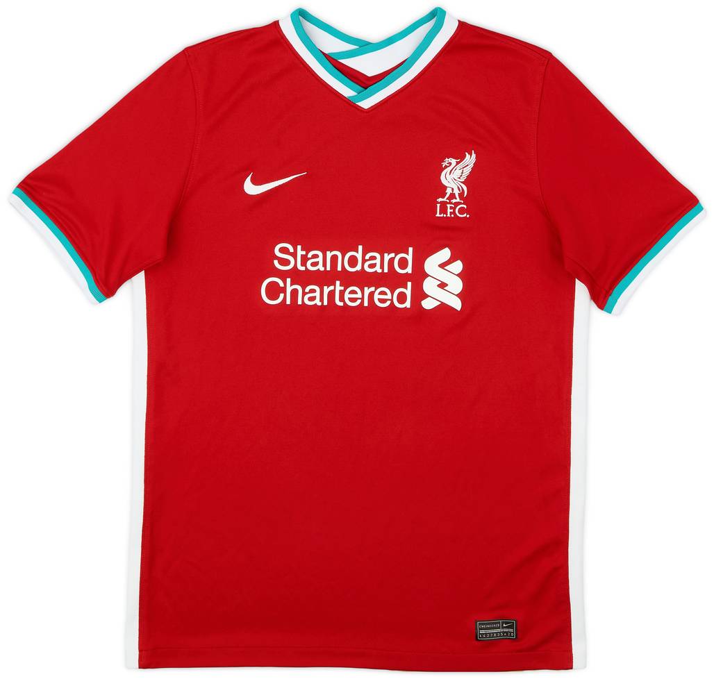 2020-21 Liverpool Home Shirt - 9/10 - (XL.Boys)