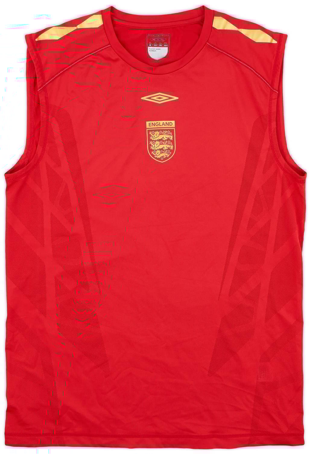 2008-10 England Umbro Training Vest - 8/10 - (XL)