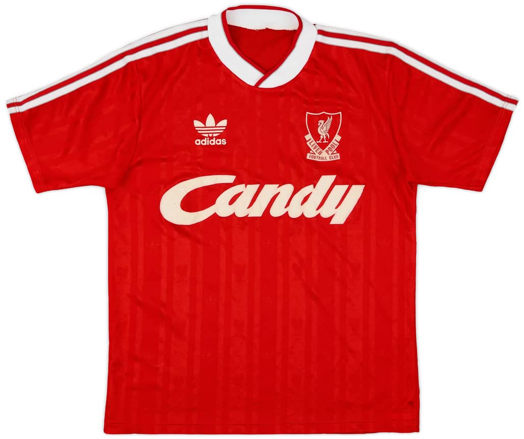 1988-89 Liverpool Home Shirt - 8/10 - (M)