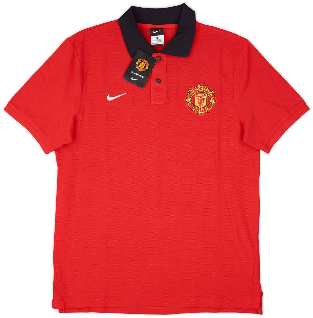 2013-14 Manchester United Nike Polo Shirt (XL)
