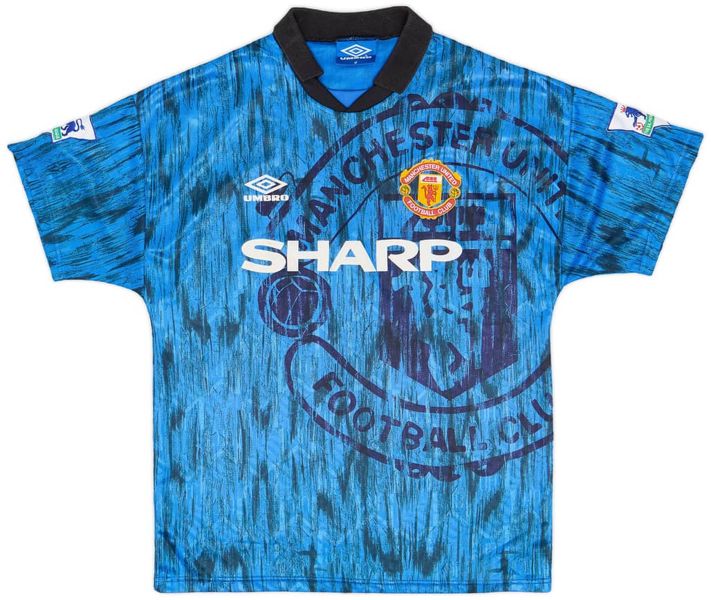 1992-93 Manchester United Away Shirt - 8/10 - (M)
