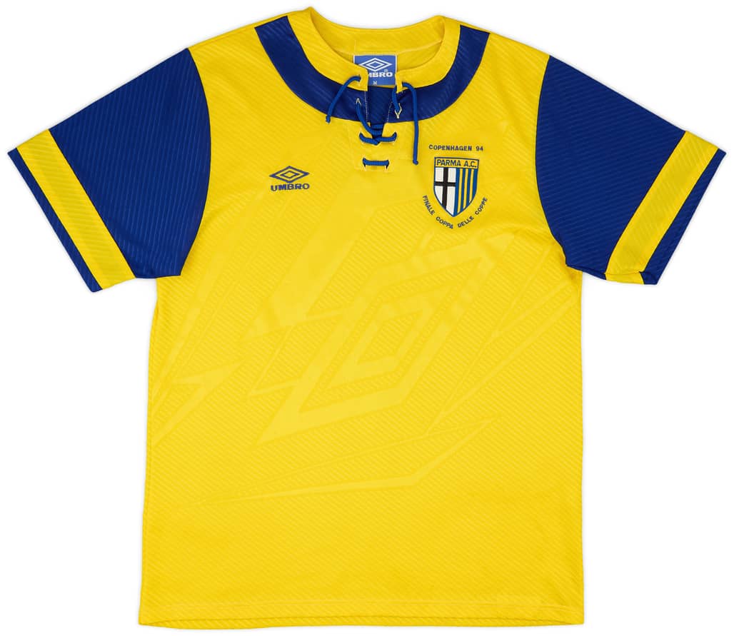 1993-95 Parma 'Finale Coppa delle Coppe Copenhagen 94' Away Shirt - 8/10 - (M)
