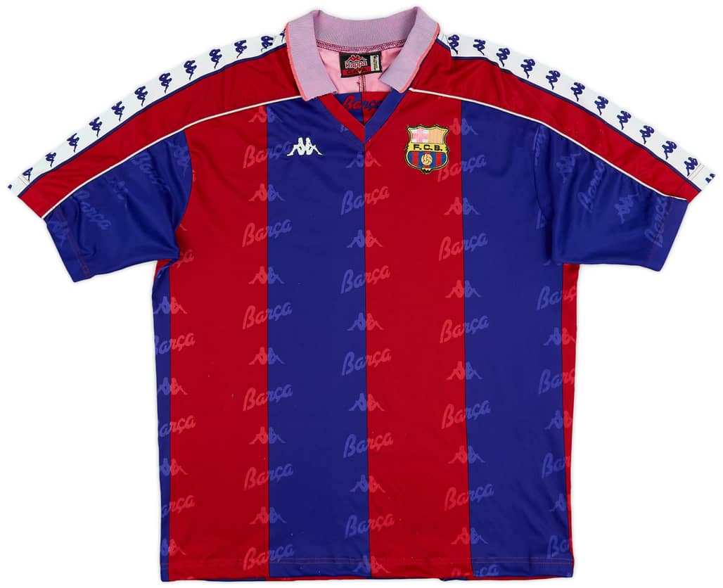 1992-95 Barcelona Home Shirt - 4/10 - (L)