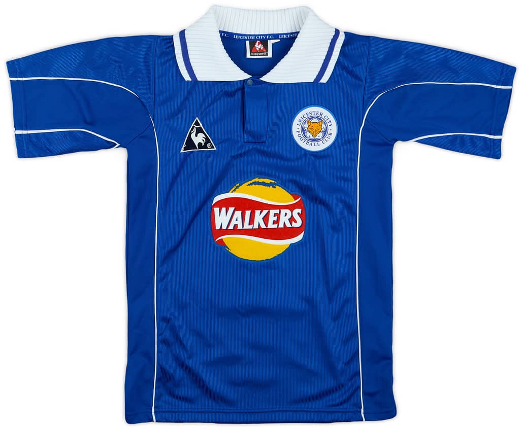 2000-01 Leicester Home Shirt - 8/10 - (L.Boys)