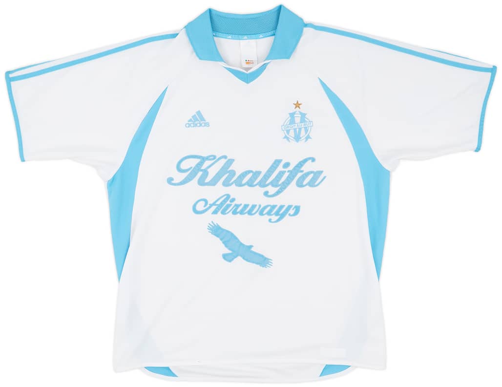 2001-02 Olympique Marseille Home Shirt - 9/10 - (XL)