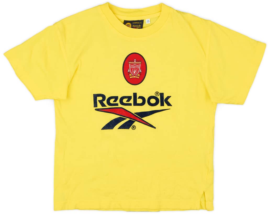 1997-99 Liverpool Reebok Cotton Tee - 9/10 - (S.Boys)