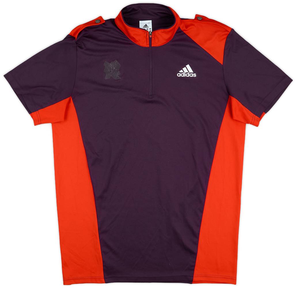 2012 Team GB adidas 1/4 Zip Training Shirt - 4/10 - (L) 2012 Team GB adidas 1/4 Zip Training Shirt - 4/10 - (L)