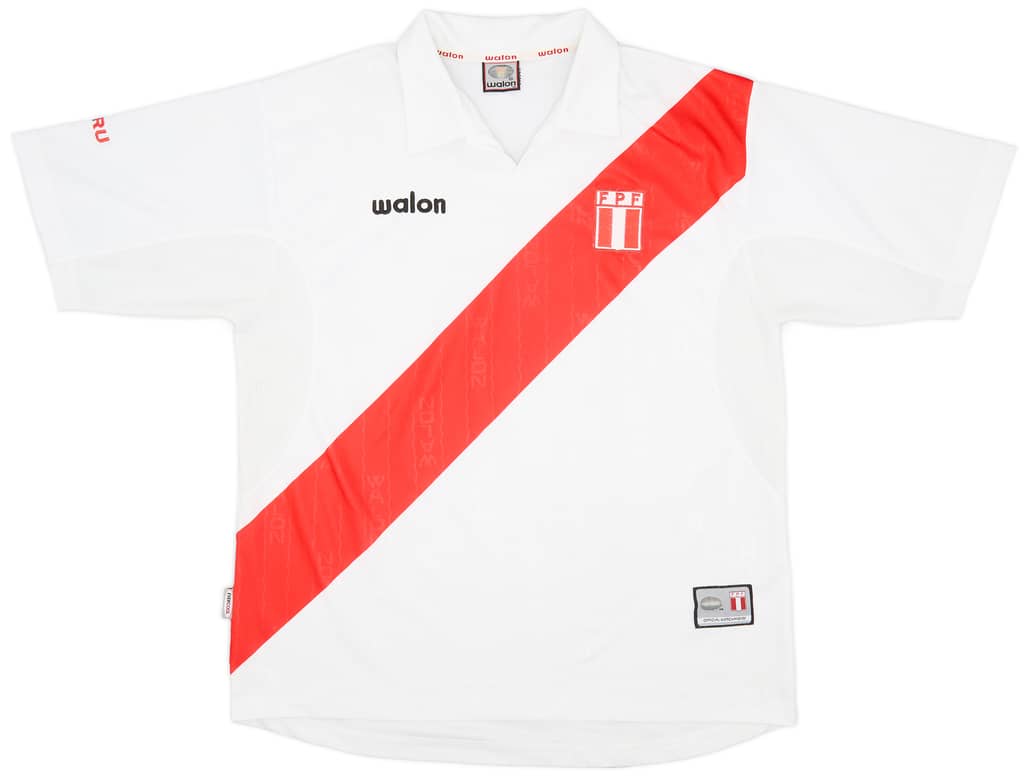 2002 Peru Home Shirt - 8/10 - (XL)