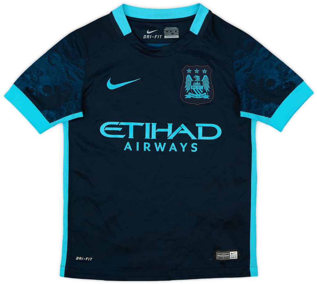 2015-16 Manchester City Away Shirt - 7/10 - (7-8 Years)