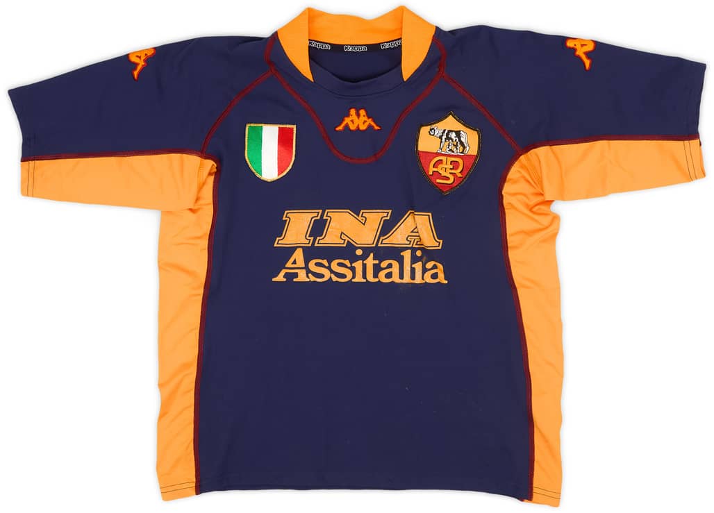 2001-02 Roma Third Shirt - 6/10 - (L.Boys)