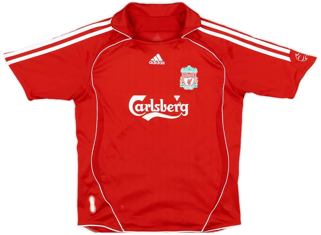 2006-08 Liverpool Home Shirt - 6/10 - (M.Boys)