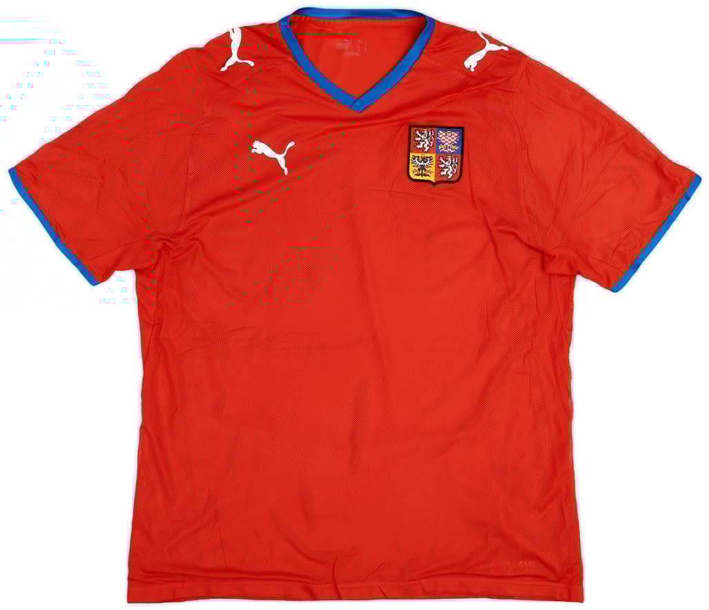 2008-09 Czech Republic Home Shirt - 6/10 - (XL)