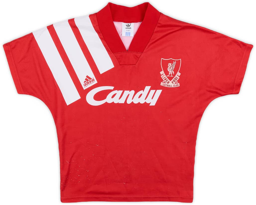 1991-92 Liverpool Home Shirt - 7/10 - (S.Boys)