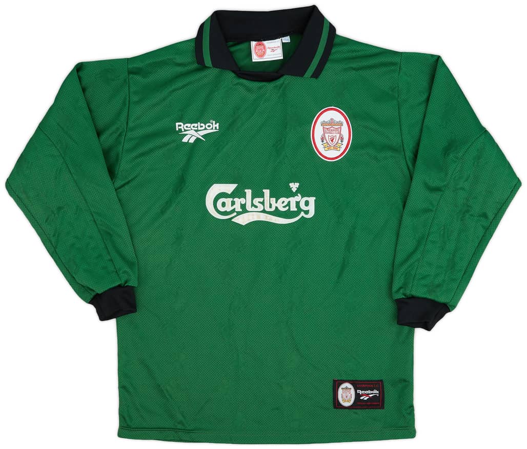 1996-97 Liverpool GK Shirt - 9/10 - (Y)