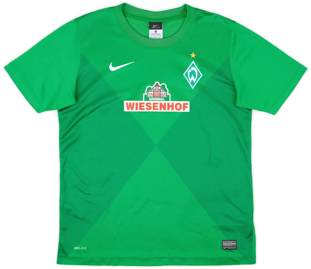 2012-13 Werder Bremen Basic Home Shirt - 8/10 - (XL.Boys)