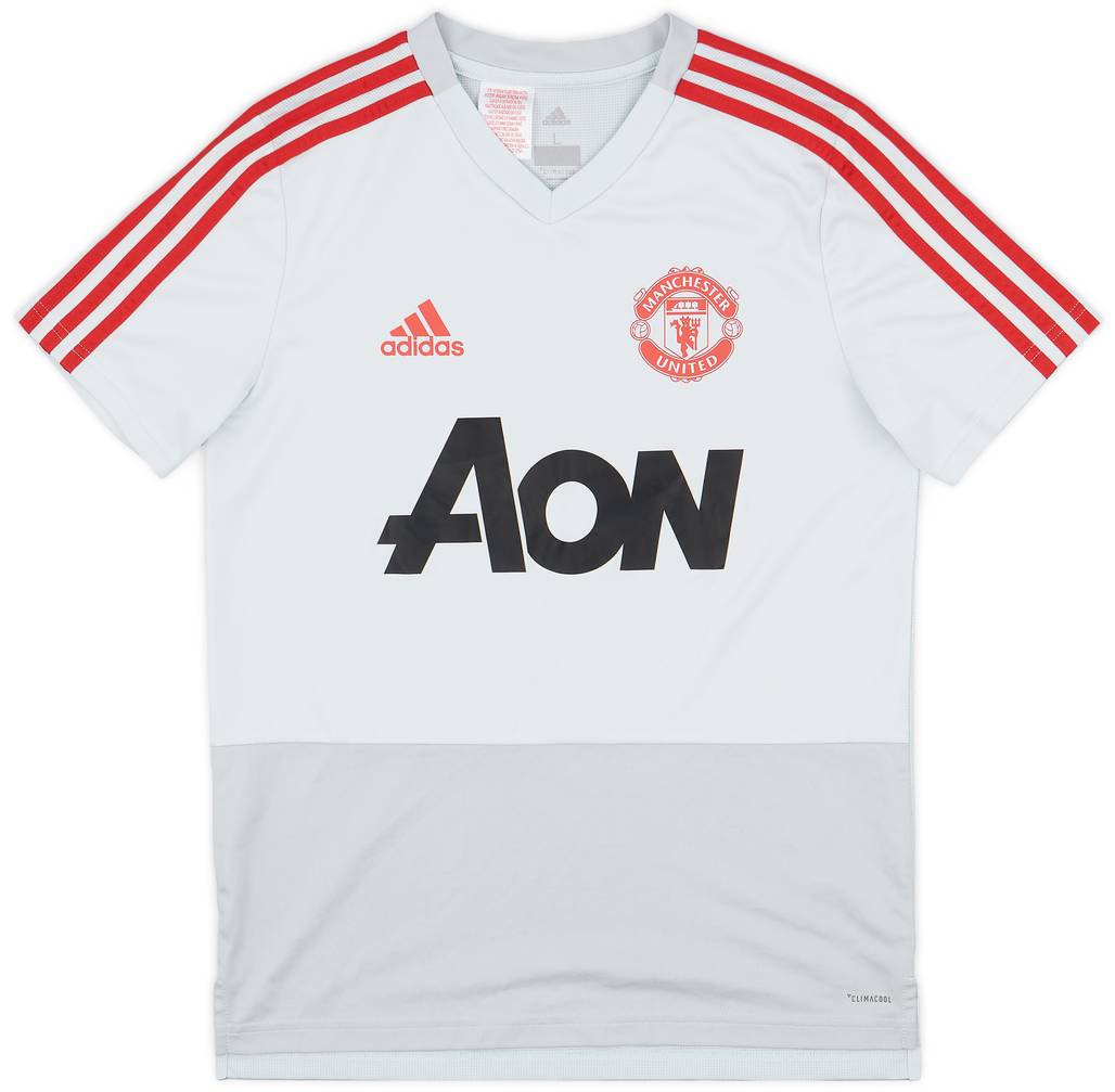 2018-19 Manchester United adidas Training Shirt - 8/10 - (L.Boys)