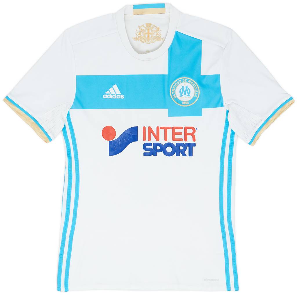 2016-17 Olympique Marseille Home Shirt - 6/10 - (XS)