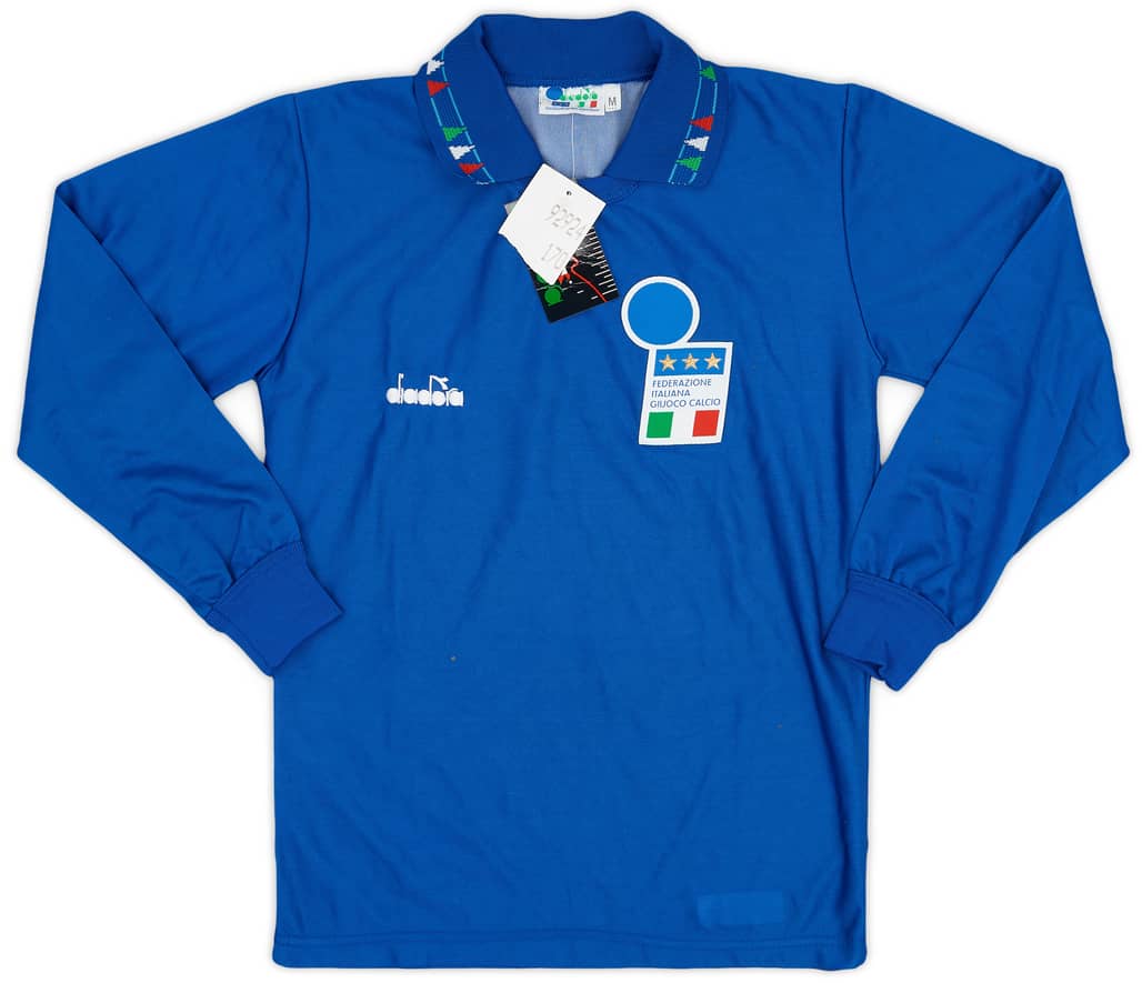 1992-93 Italy Home L/S Shirt (M.Boys)
