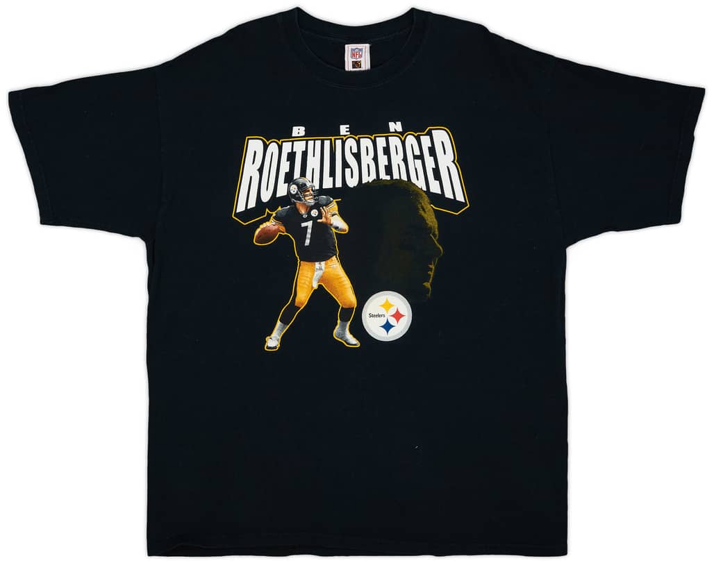 2005-06 Pittsburgh Steelers Ben Roethlisberger NFL Tee - 8/10 - (XL)