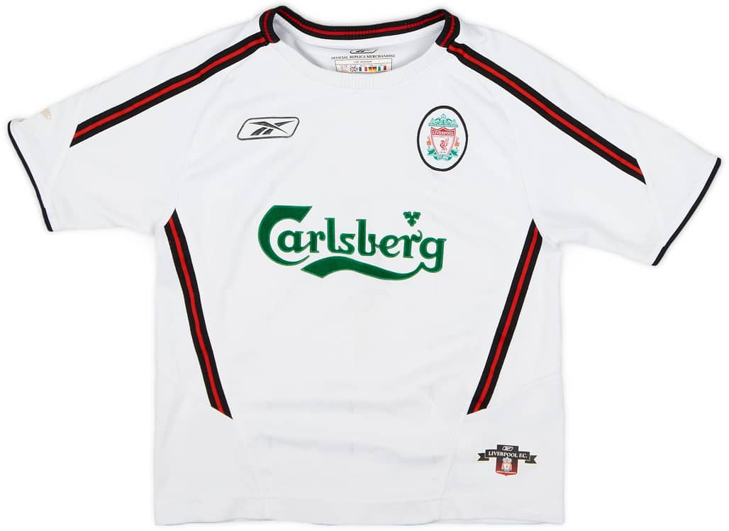 2003-04 Liverpool Away Shirt - 8/10 - (M.Boys)