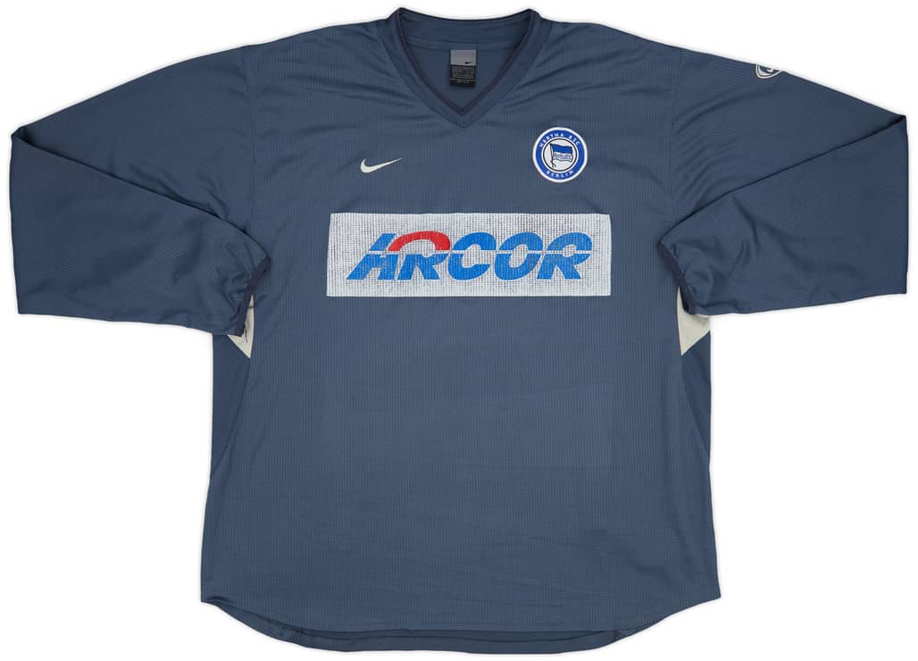2002-04 Hertha Berlin Nike Training L/S Shirt - 6/10 - (XXL)
