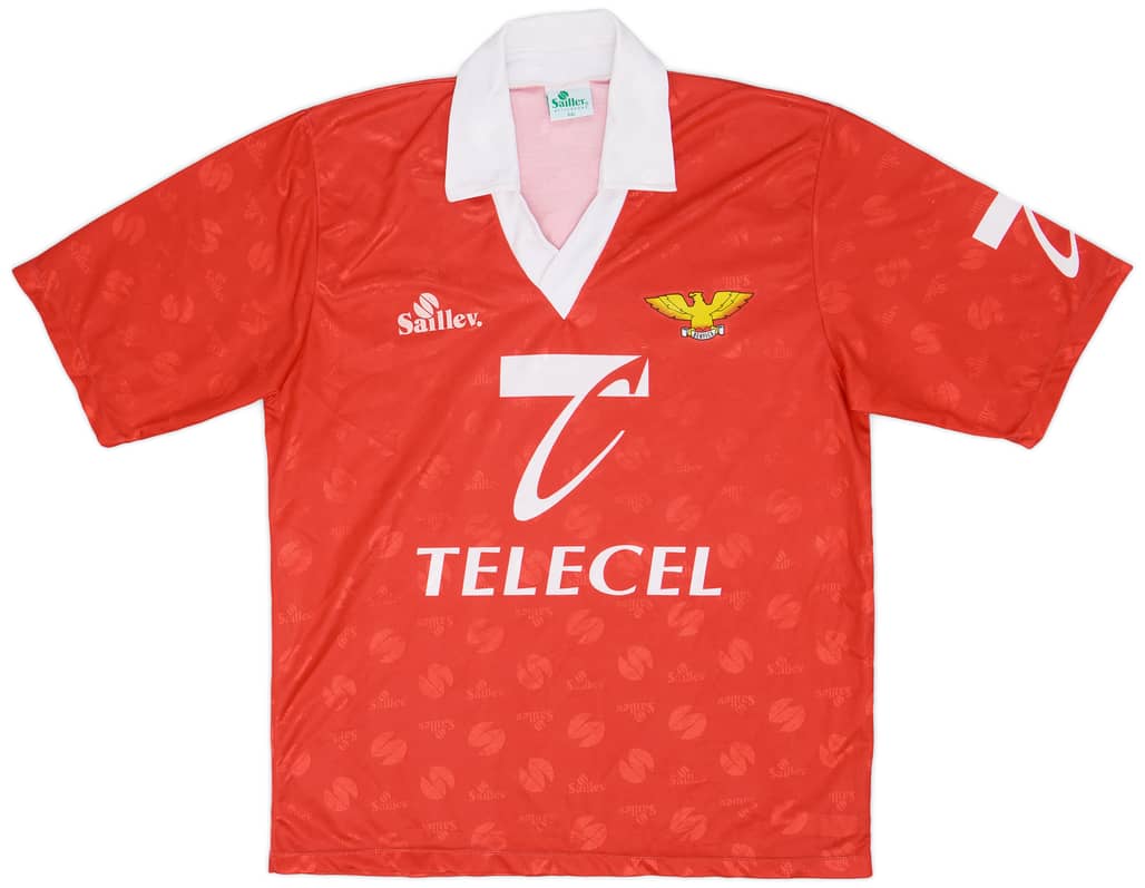 1990s Benfica Saillev Fan Home Shirt - 9/10 - (XXL)