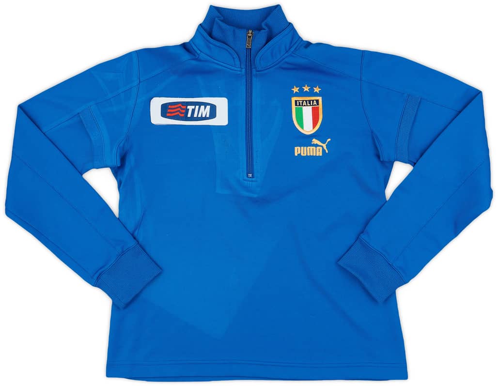 2004-06 Italy Puma 1/4 Zip Drill Top - 7/10 - (L.Boys)