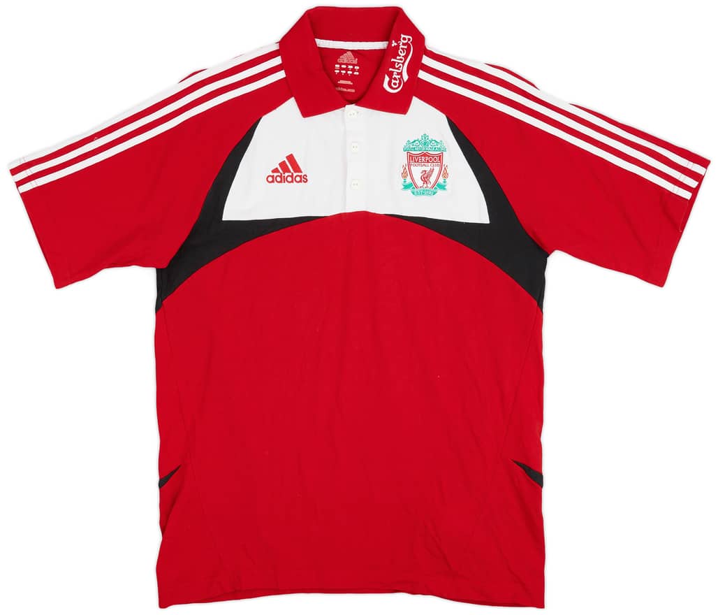 2007-08 Liverpool adidas Polo Shirt - 8/10 - (M)