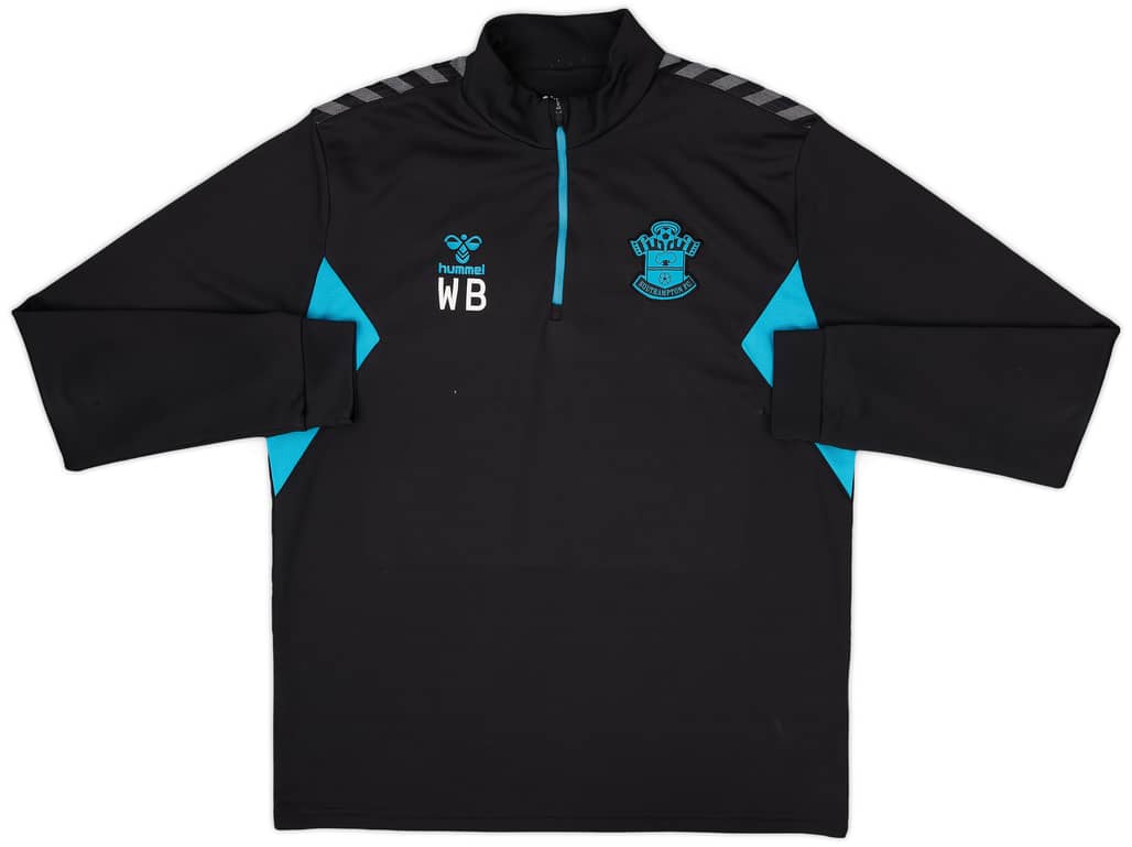 2023-24 Southampton Staff Issue Hummel 1/4 Zip Drill Top WB - 8/10 - (XL)
