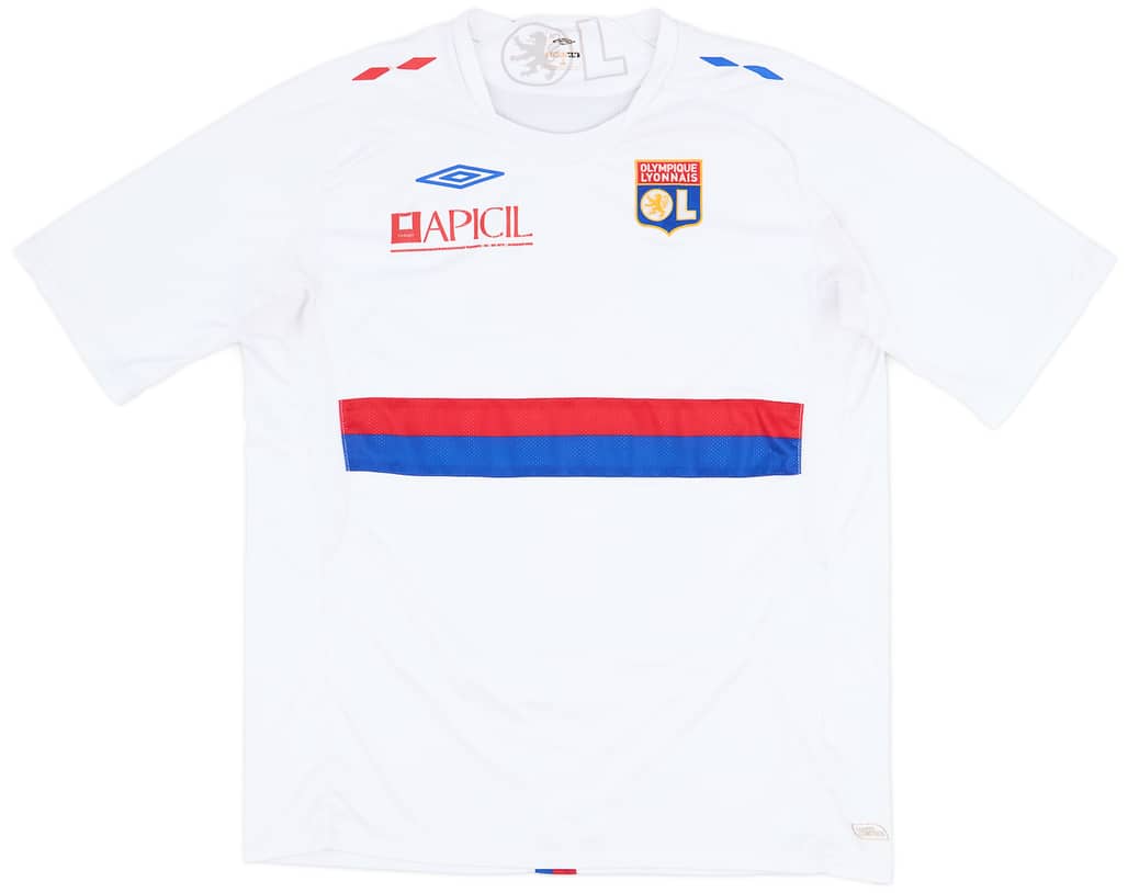 2009-10 Lyon Home Shirt - 6/10 - (XL)