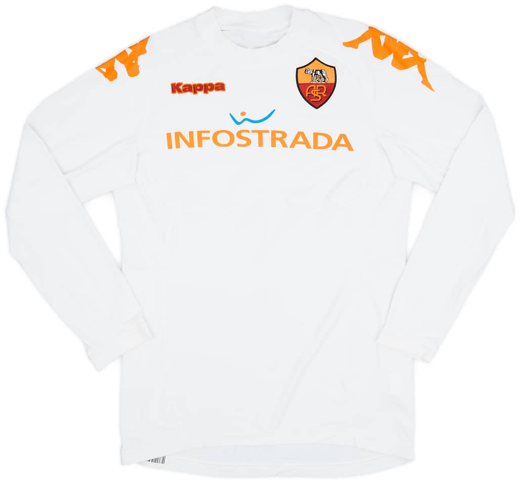 2008-09 Roma Away L/S Shirt - 6/10 - (L)