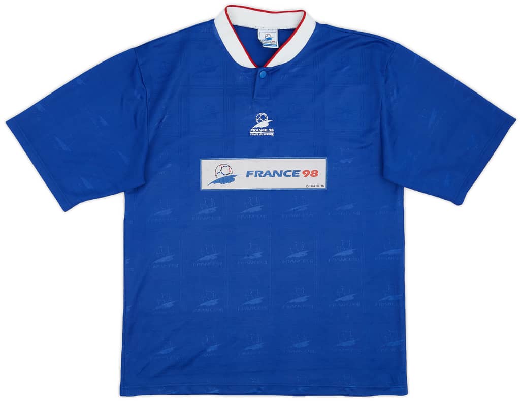 1998 France 98 'Coupe du Monde' Training Shirt - 5/10 - (L)