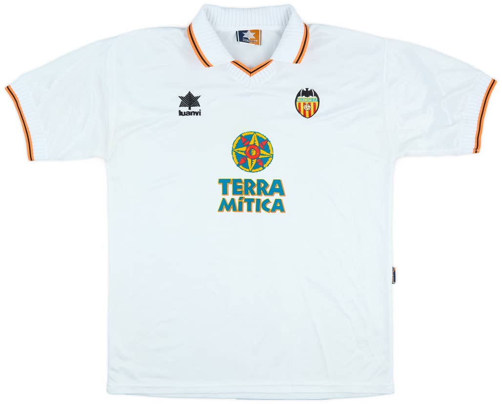 1998-99 Valencia Home Shirt - 9/10 - (XL)