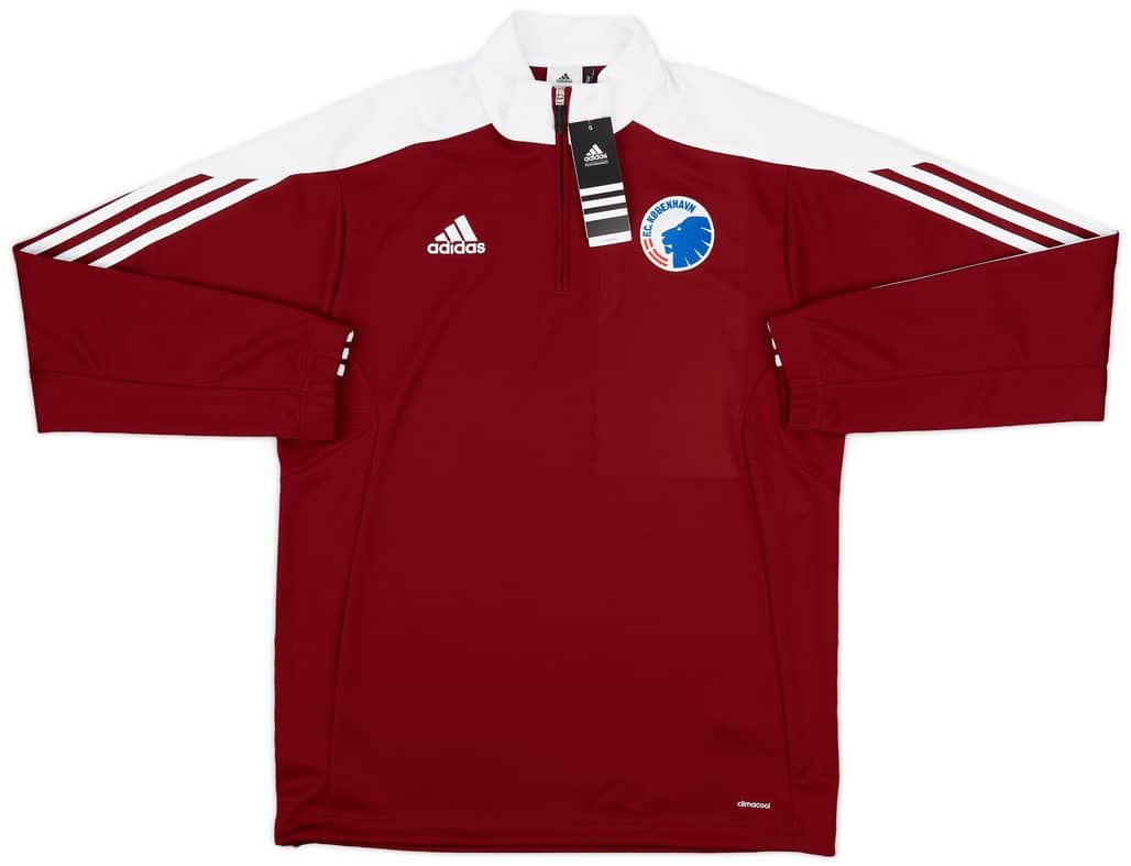 2014-15 FC Copenhagen adidas 1/4 Zip Drill Top (M)
