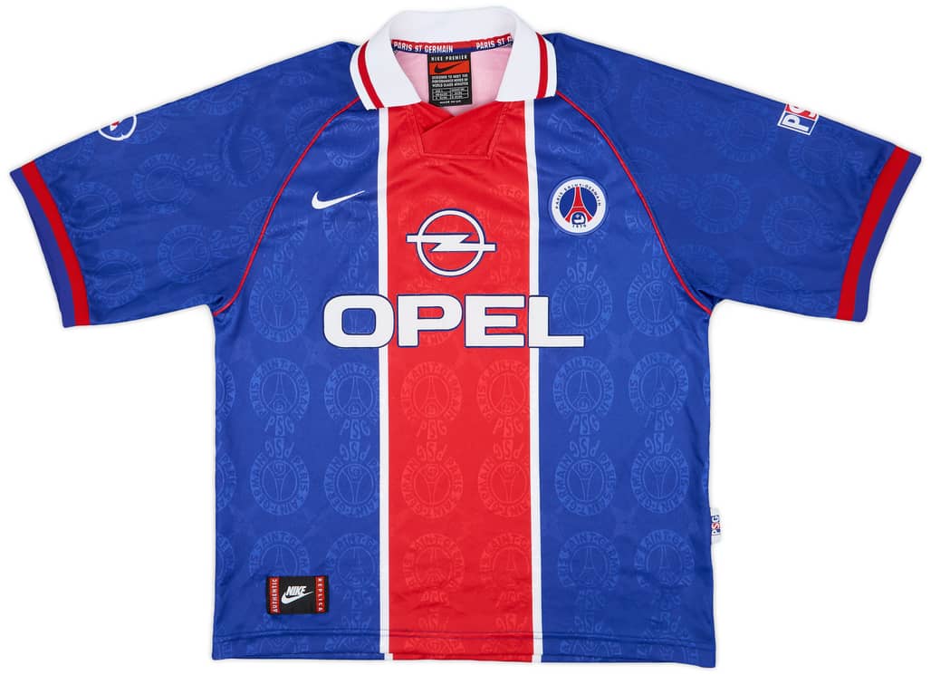 1996-97 Paris Saint-Germain Home Shirt - 8/10 - (L)