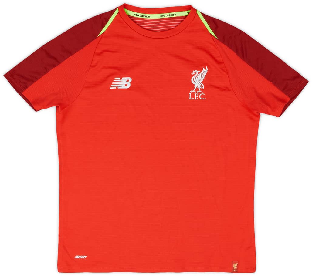 2018-19 Liverpool New Balance Training Shirt - 8/10 - (XL.Boys)