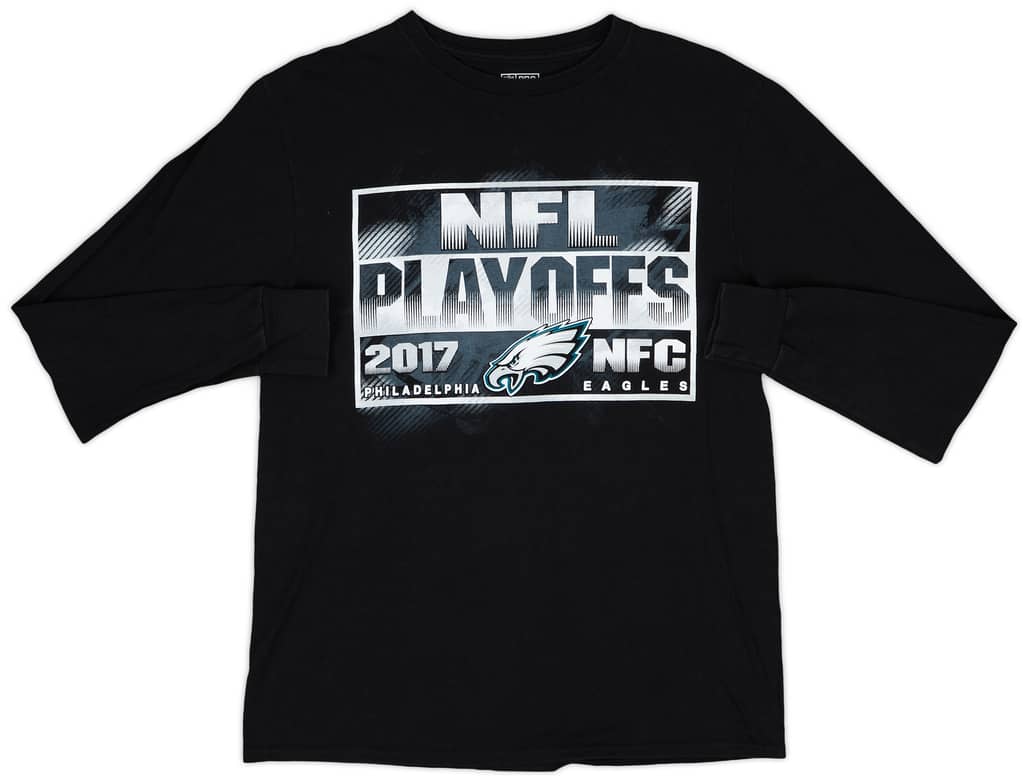 2017 Philadelphia Eagles Playoffs Fanatics L/S Graphic Tee - 9/10 - (M)